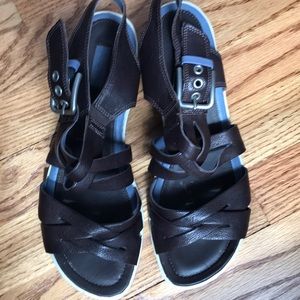 Ecco leather sandals size 39